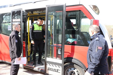 Çiftlikköy Zabıtasından Toplu Taşımaya Sıkı Denetim
